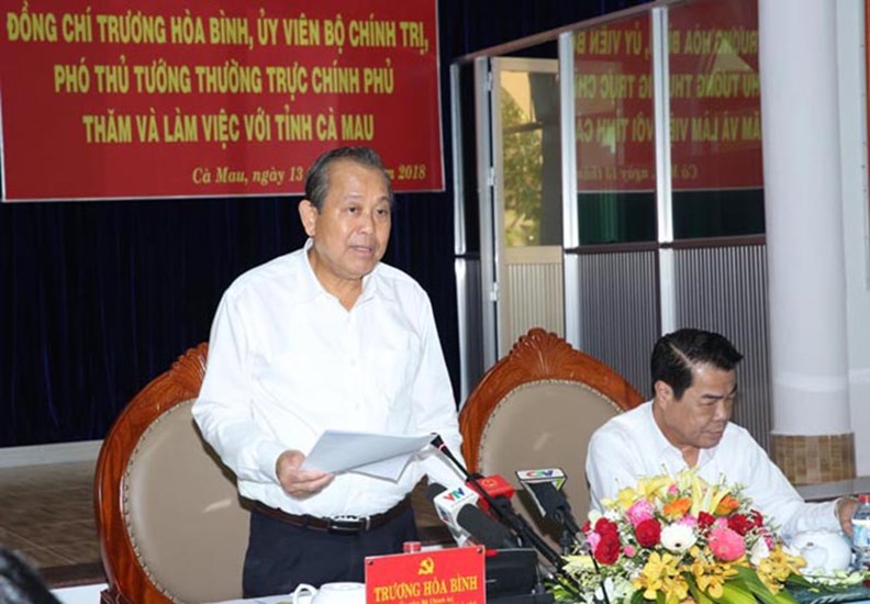 Phó Thủ tướng Trương Hòa Bình: Cà Mau cần đột phá để trở thành tỉnh khá - ảnh 1